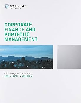 CFA Level 1 2018 6冊 CFA Program Curriculum 2018 Level I Volumes 1-6 Box Set (CFA